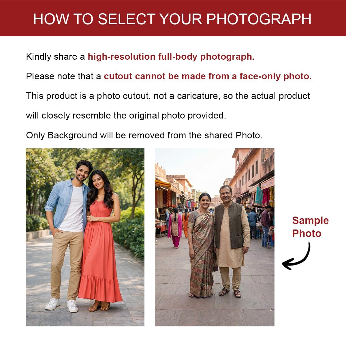 Personalized Gift MDF Cutout Photo Frame Standee Customized Gift With Your Photos @ 449 - Image 4