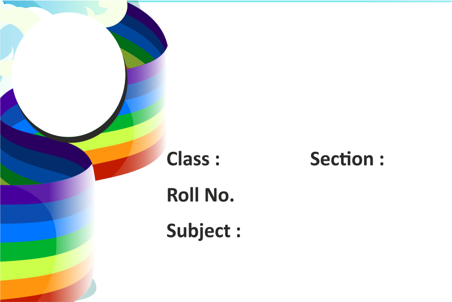 Customize Kids’ Notebooks with adorable Rainbow Name Slips (Pack of 36pcs)